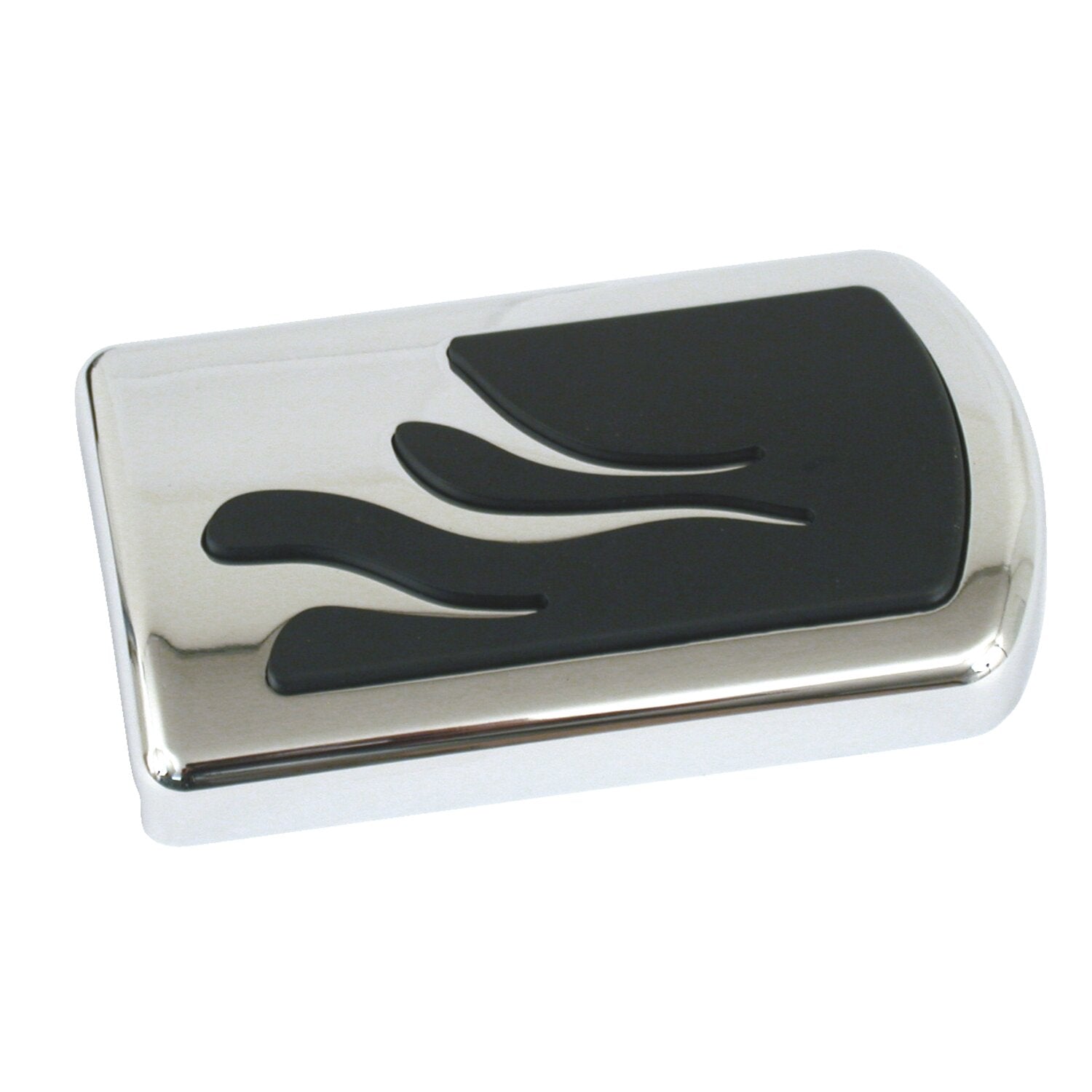 MCS Brake pedal pad flame - Chrome