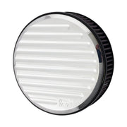 K&N street metal high-flow air intake Grind chrome