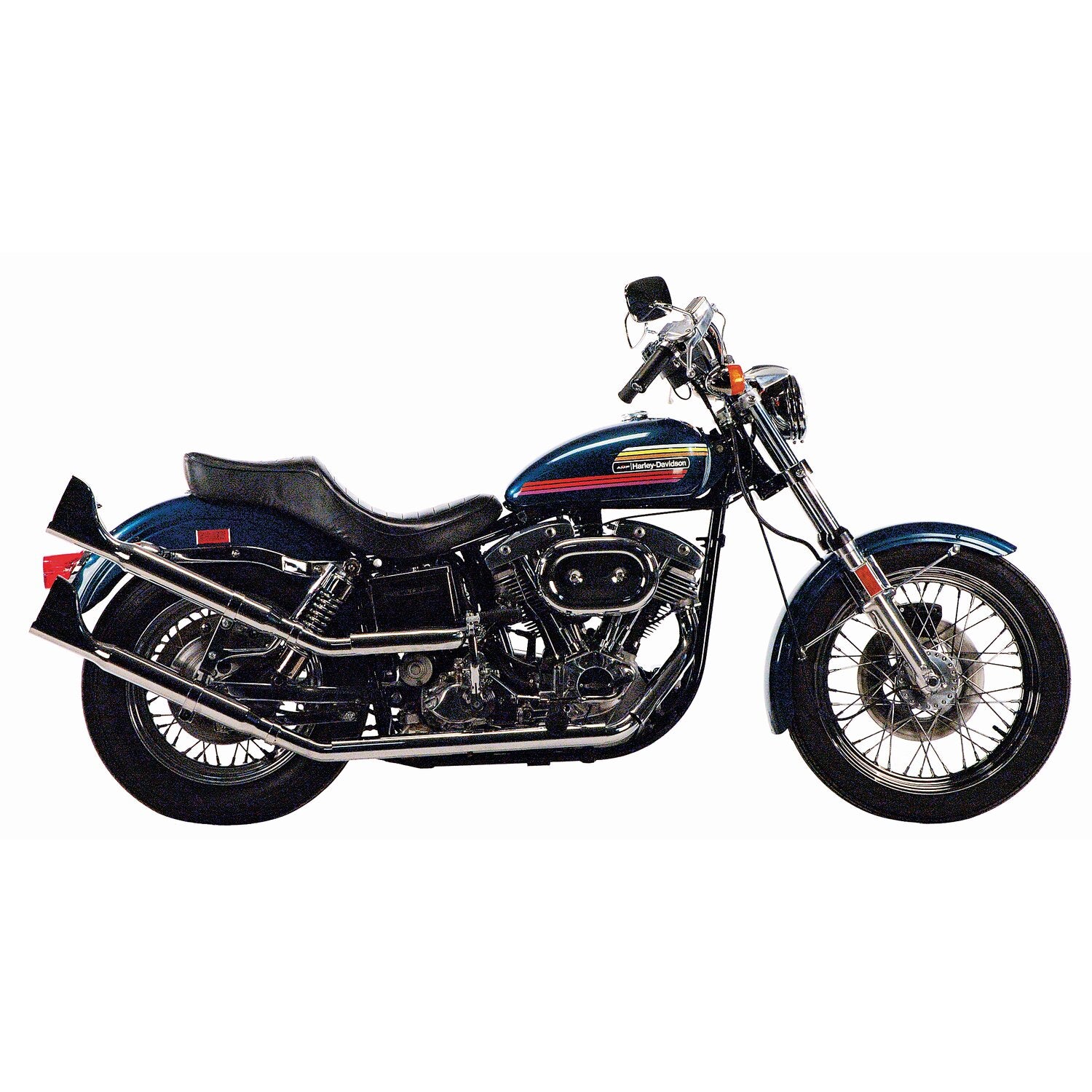 Paughco Upswept head pipes - S-pipe - around oil tank