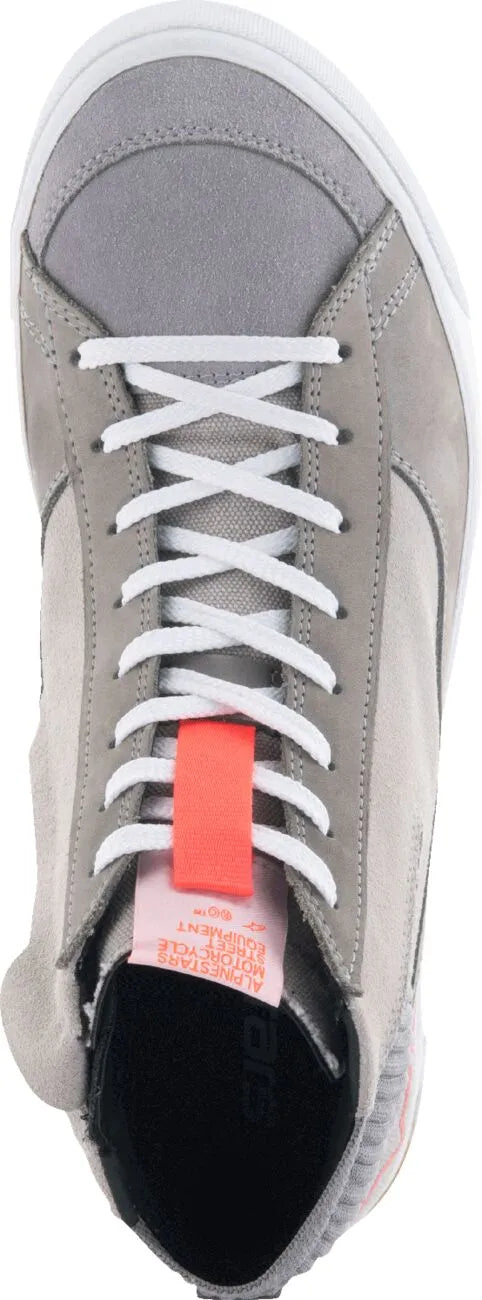 Alpinestars Stated Motorcycle Shoes Gray Red White