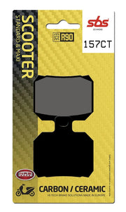 Sbs Ct Scooter Carbon Tech Organic Brake Pads - Front & Rear