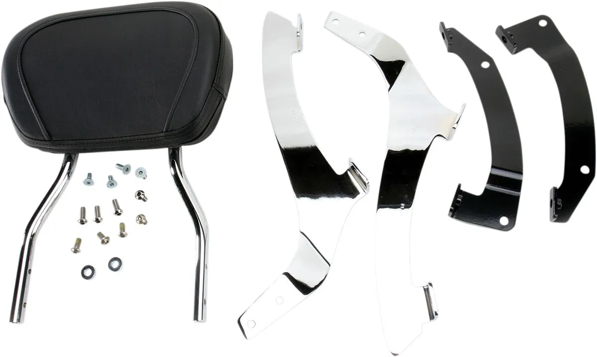 Cobra Round Sissy Bar Kit - Chrome Finish