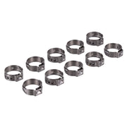 MCS Crimp hose clamp 11/16 (17.53mm) ID - Zinc