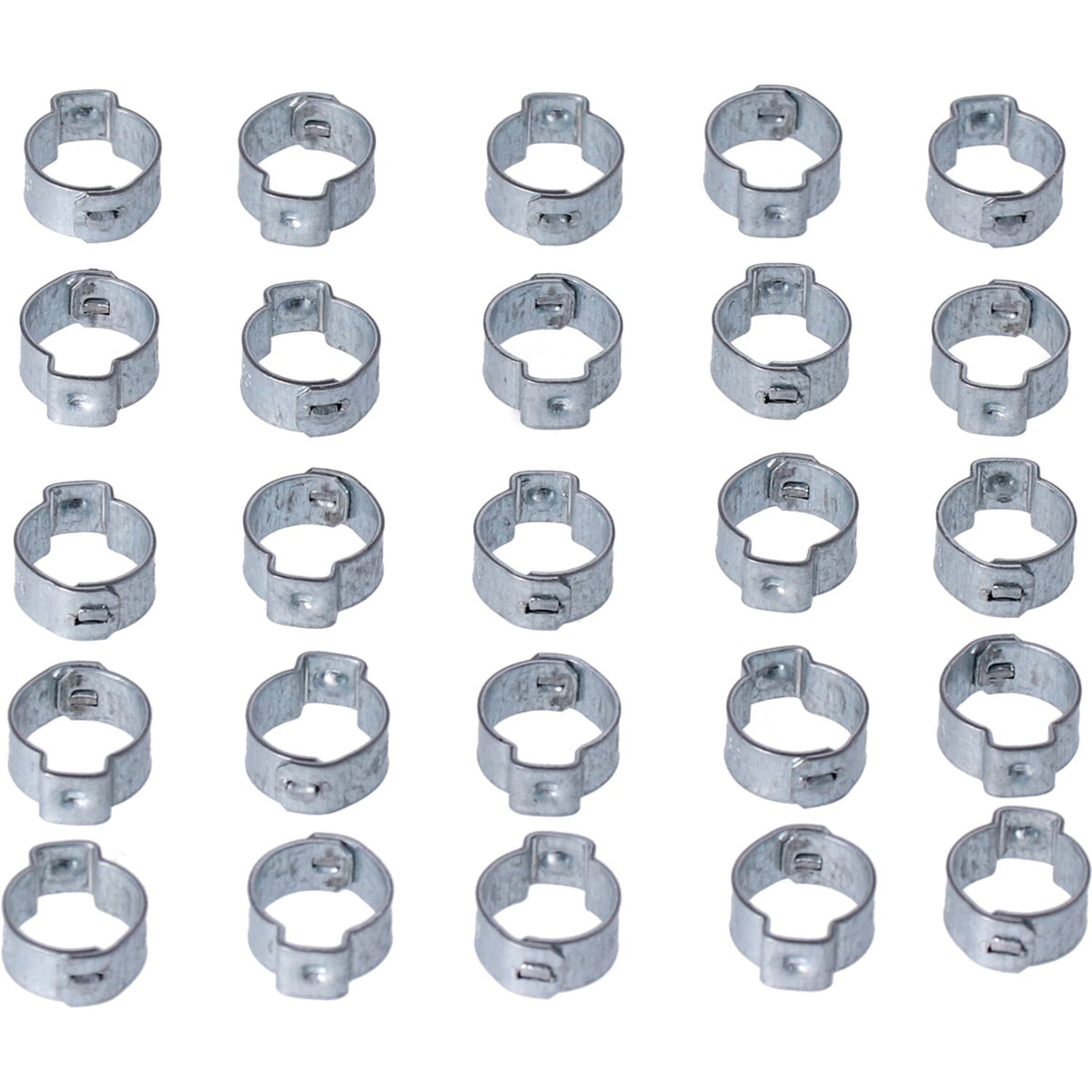 MCS Crimp hose clamp 1/2 (12.70mm) ID - Zinc