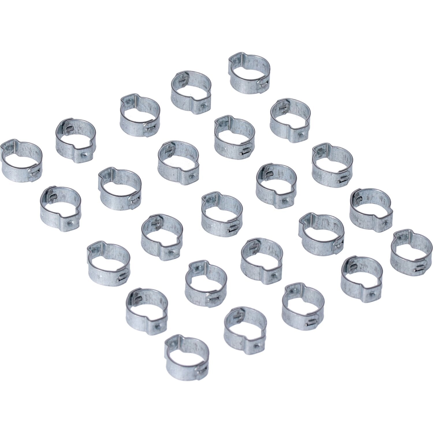 MCS Crimp hose clamp 1/2 (12.70mm) ID - Zinc