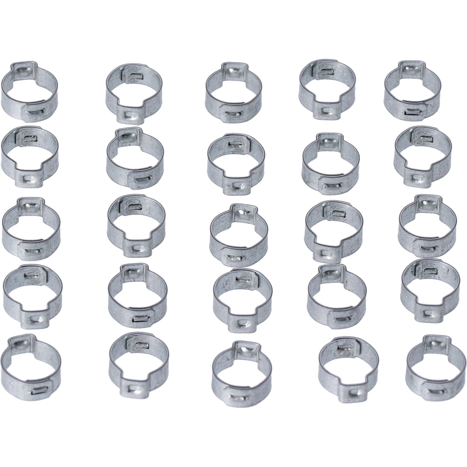 MCS Crimp hose clamp 5/8 (16.00mm) ID - Zinc