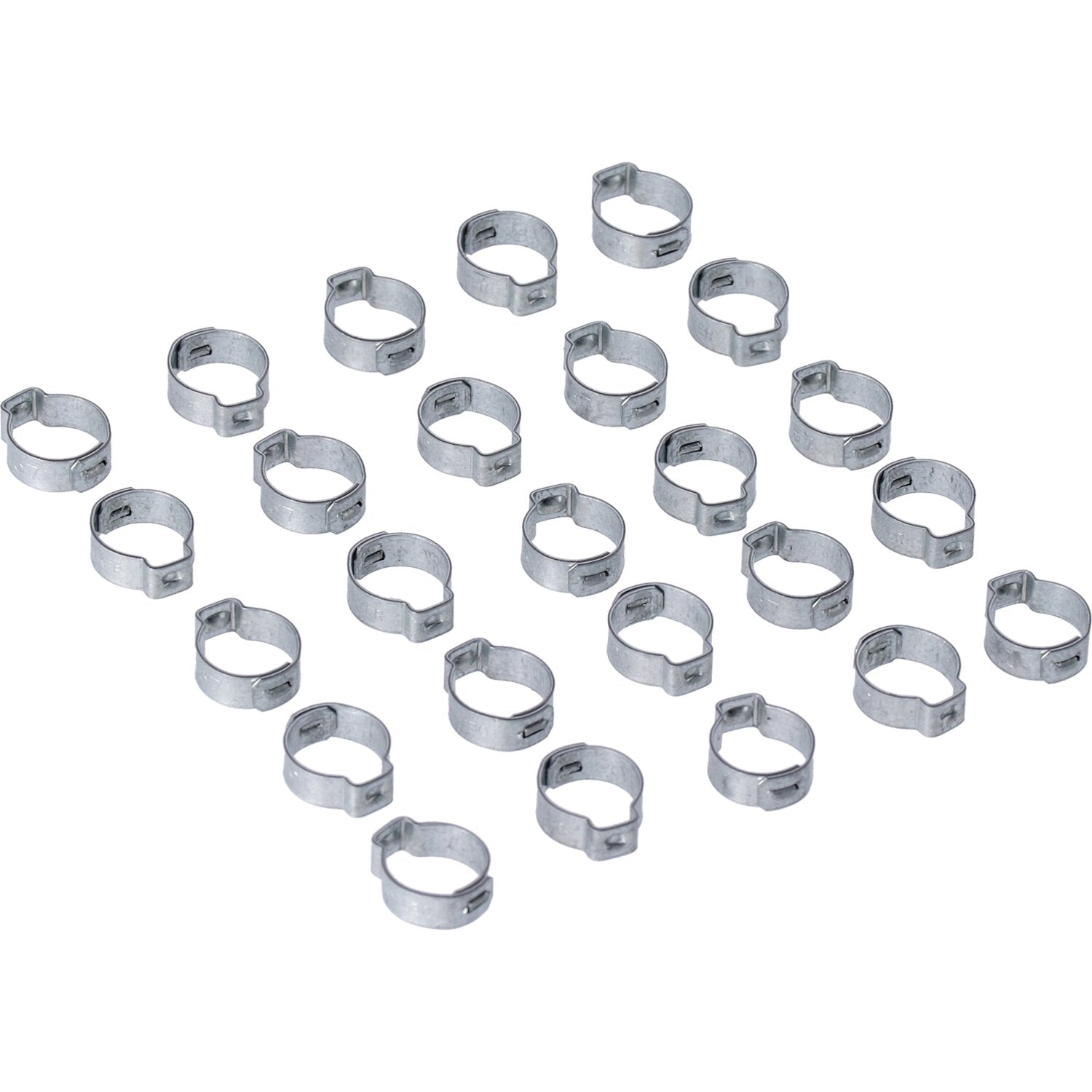 MCS Crimp hose clamp 5/8 (16.00mm) ID - Zinc