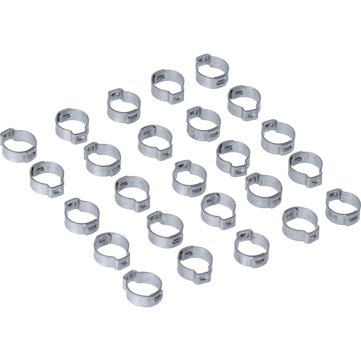 MCS Crimp hose clamp 5/8 (16.00mm) ID - Zinc