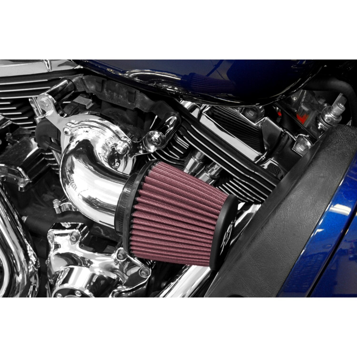 K&N AirCharger performance air cleaner kit - Polished