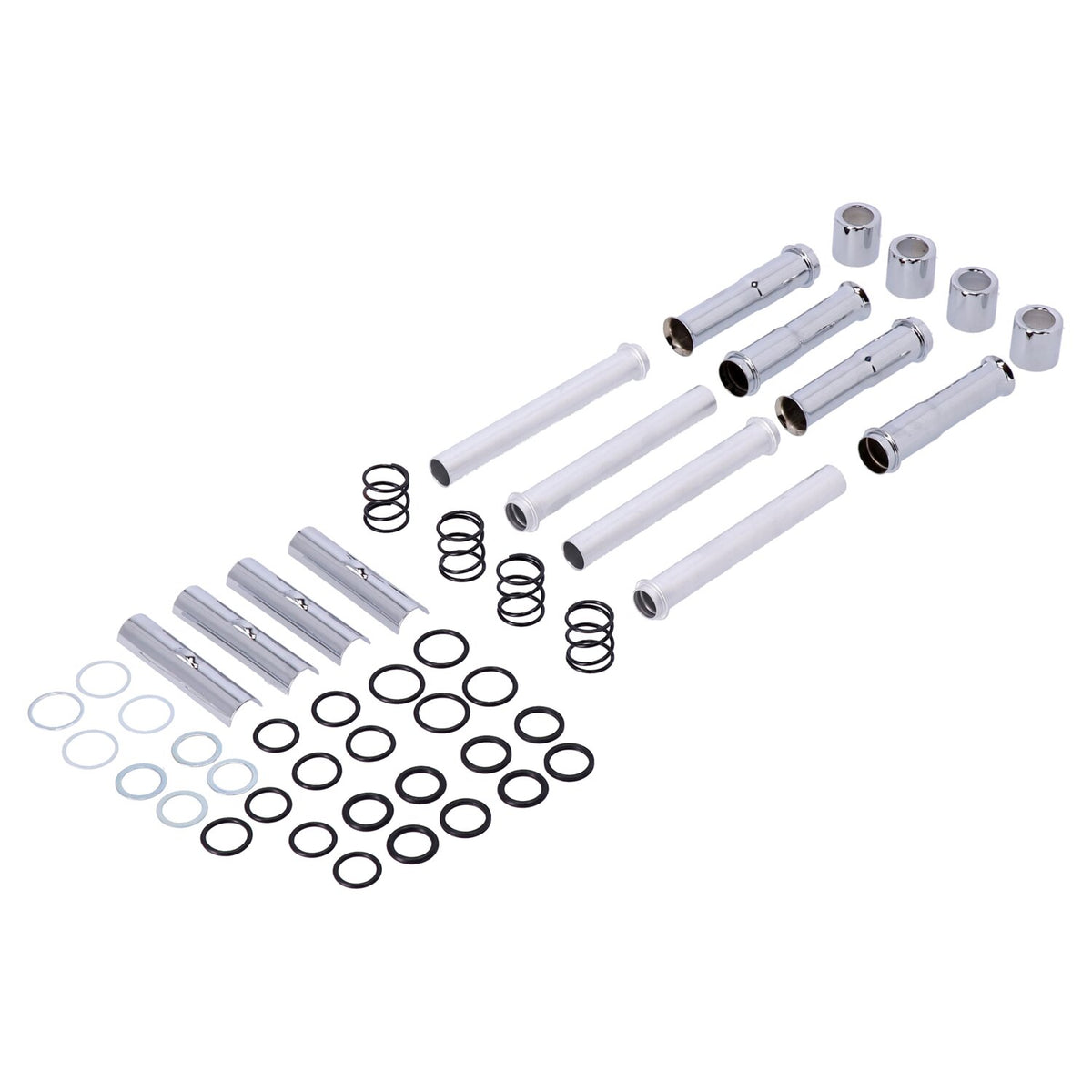 MCS Complete Evo B.T - pushrod cover kit - Chrome