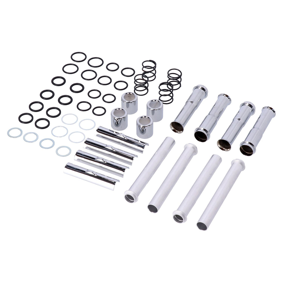 MCS Complete Evo B.T - pushrod cover kit - Chrome