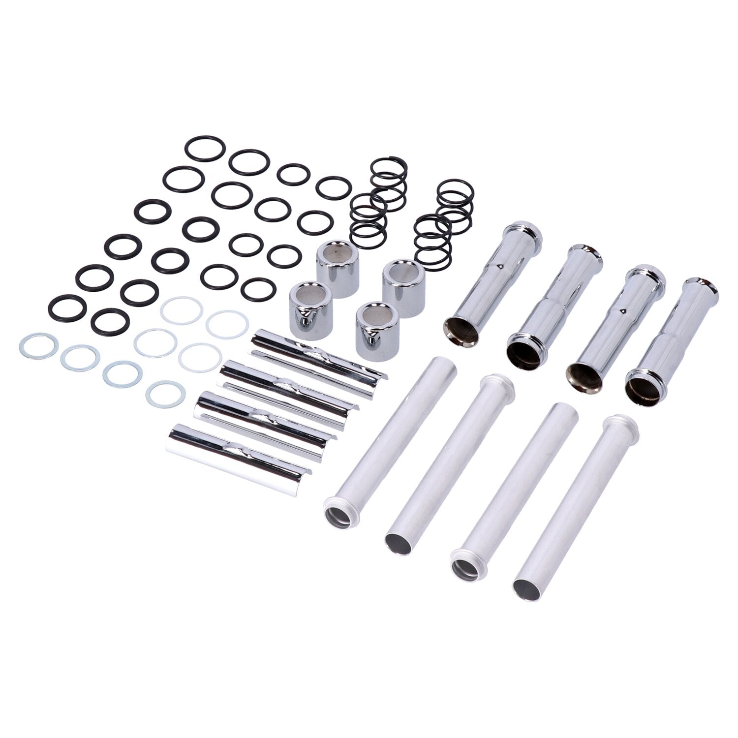 MCS Complete Evo B.T - pushrod cover kit - Chrome