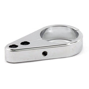 MCS 2-piece frame cable clamp - Throttle/Idle - Chrome