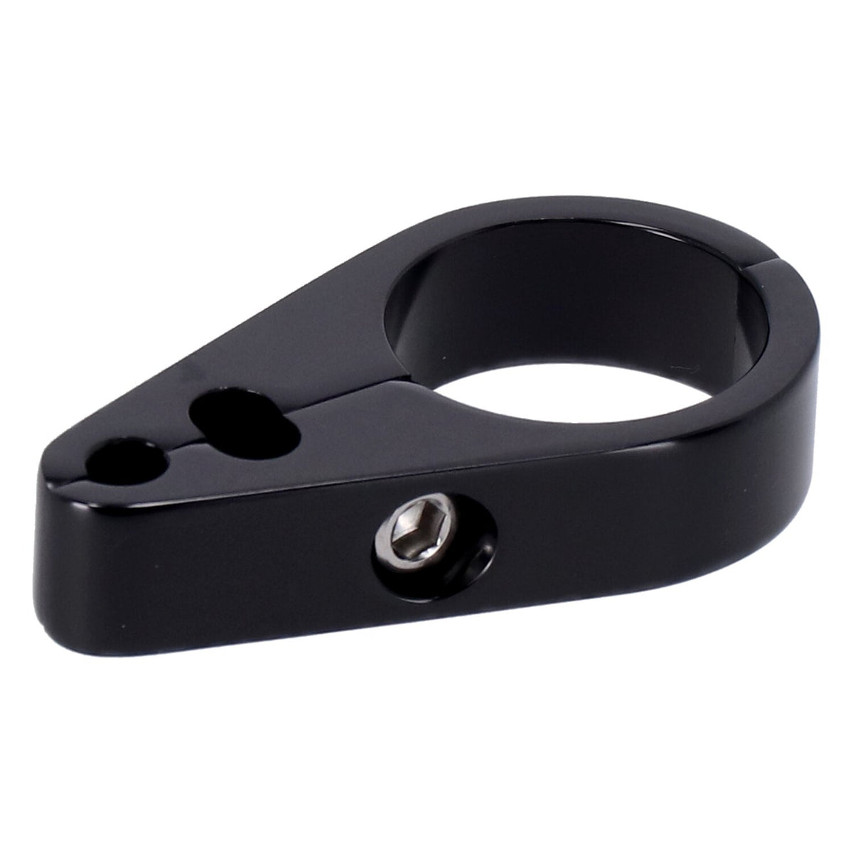 MCS 2-Piece frame cable clamp - Throttle/Idle/Brake - Black