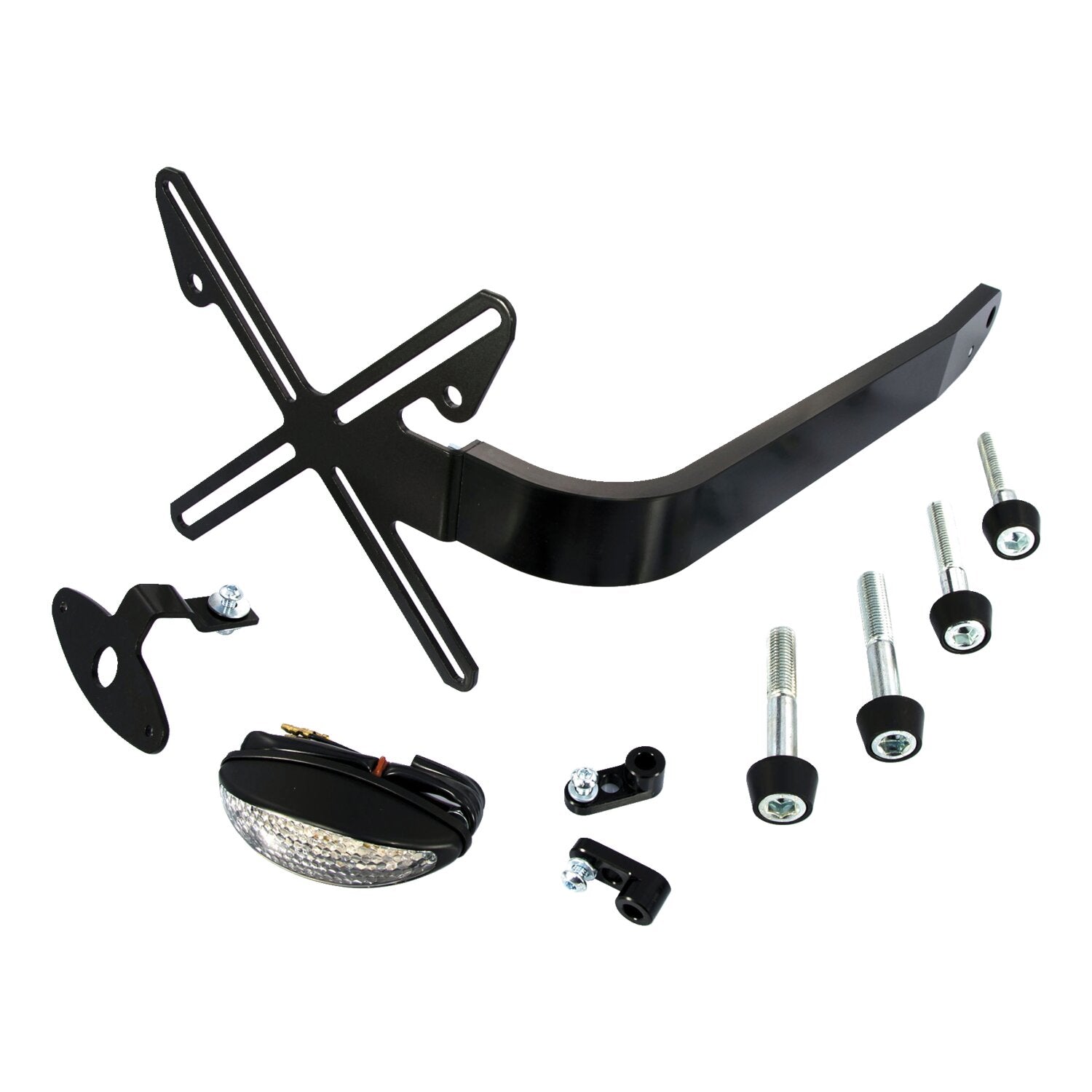 Free Spirits XG Street license plate bracket kit - Black