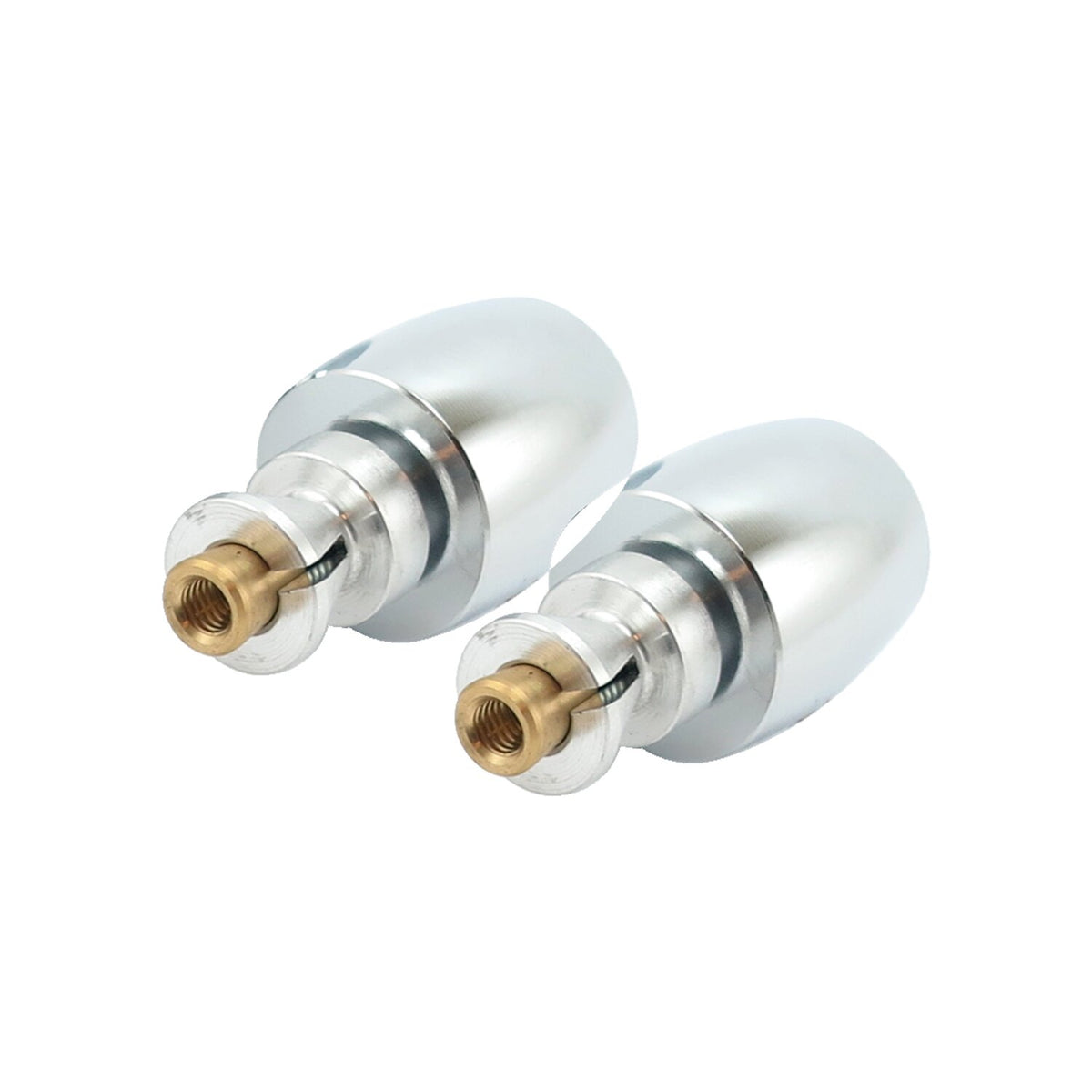 TRW Classic bar ends for 22mm aluminum handlebars - Chrome