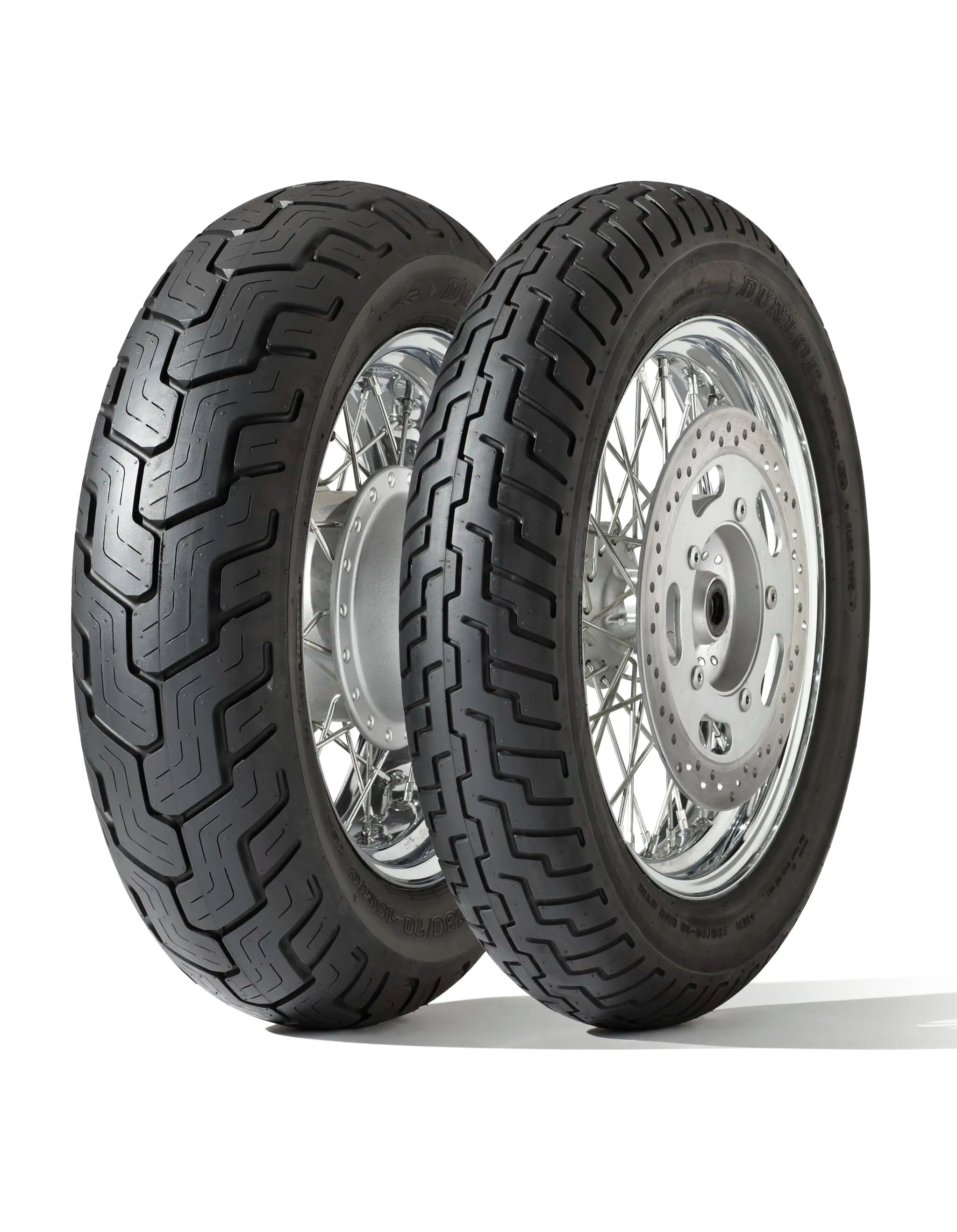 Dunlop D404 Tire 130/70-18 Front Blackwall