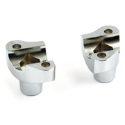 MCS OEM type style risers non threaded - 2" rise - Chrome
