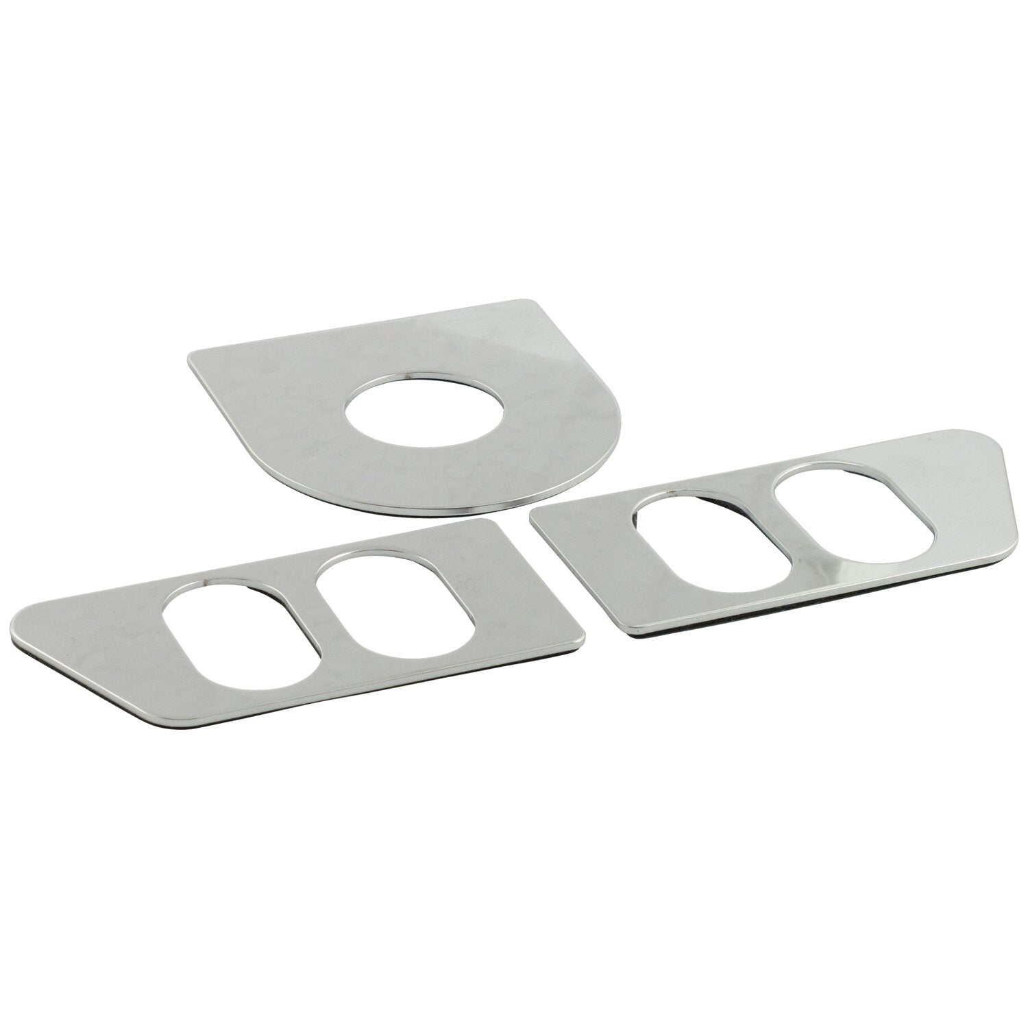 MCS Chrome ignition & switch cover set 3pcs