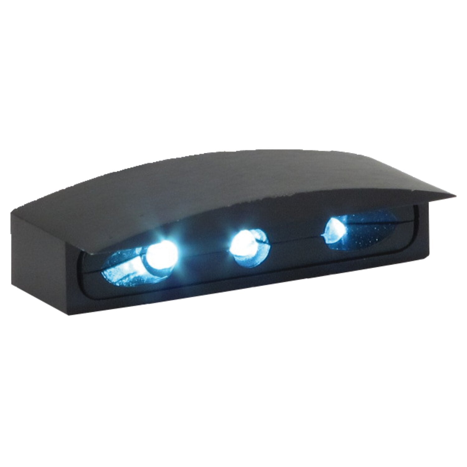 MCS Micro LED license plate light black housing