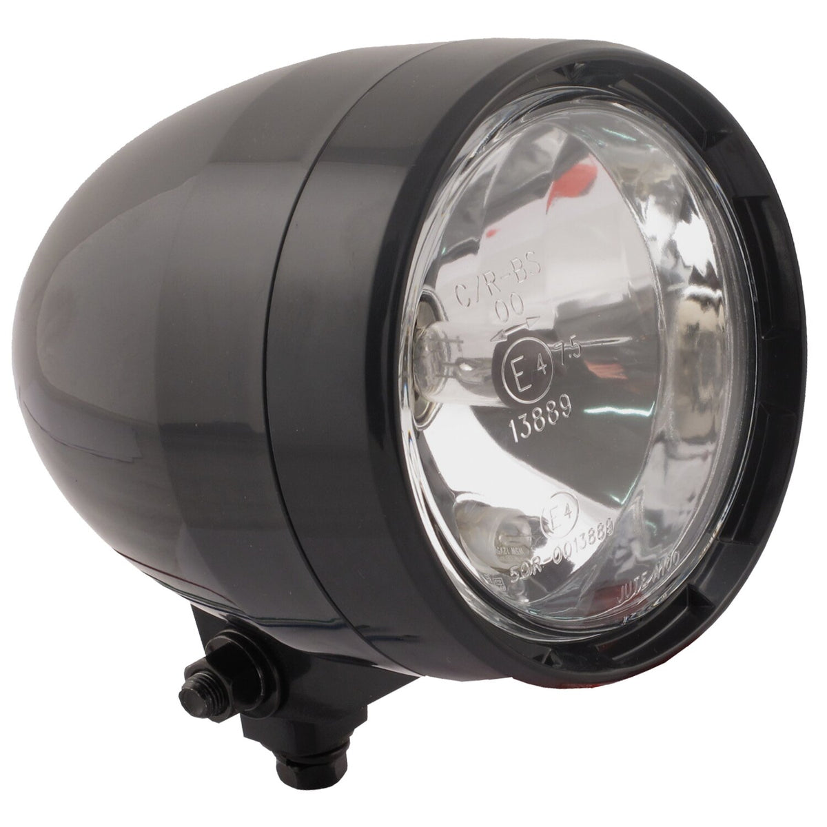 MCS Nevada 4" stretched ABS headlamp - Black
