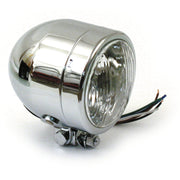 MCS Single 4" H7 headlamp - low beam - Chrome