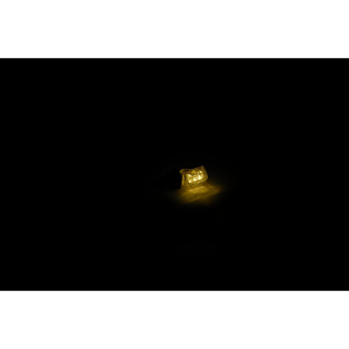 MCS Tiny LED turn signals - Chrome clear lens