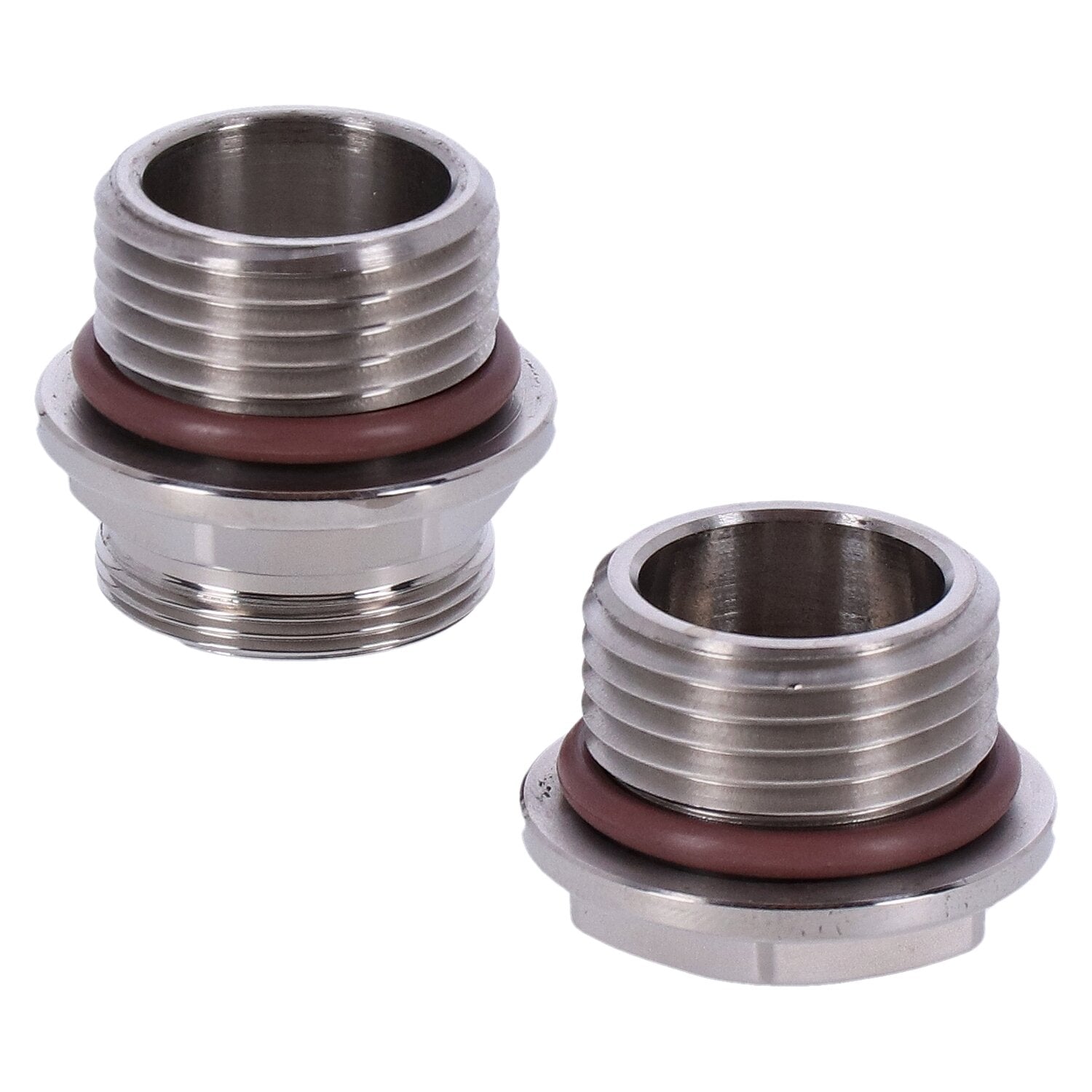 Pingel gas tank EFI to carb adapter & plug kit - Polished