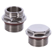 Pingel gas tank EFI to carb adapter & plug kit - Polished