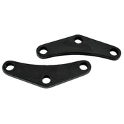 MCS XL Sportster turn signal mount brackets - Front - Black