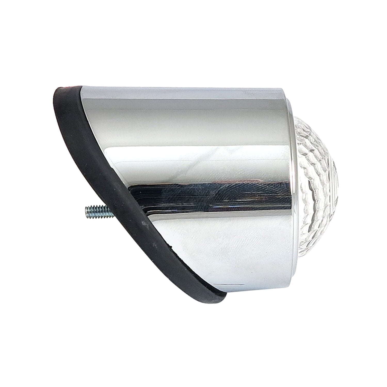 MCS Old school LED taillight type 1 - Chrome - Clear lens