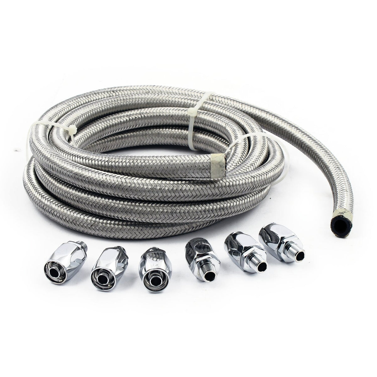 MCS Oil line & fitting kit braided steel