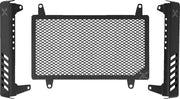 Burly Brand Slash Cut Radiator Guard - Black Aluminum