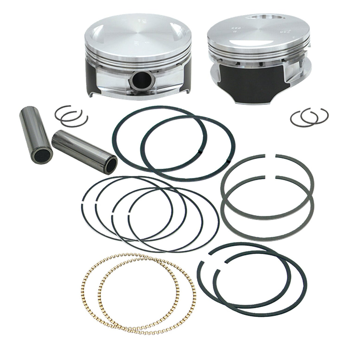 S&S Twin Cam 106" big bore piston kit - +.005"