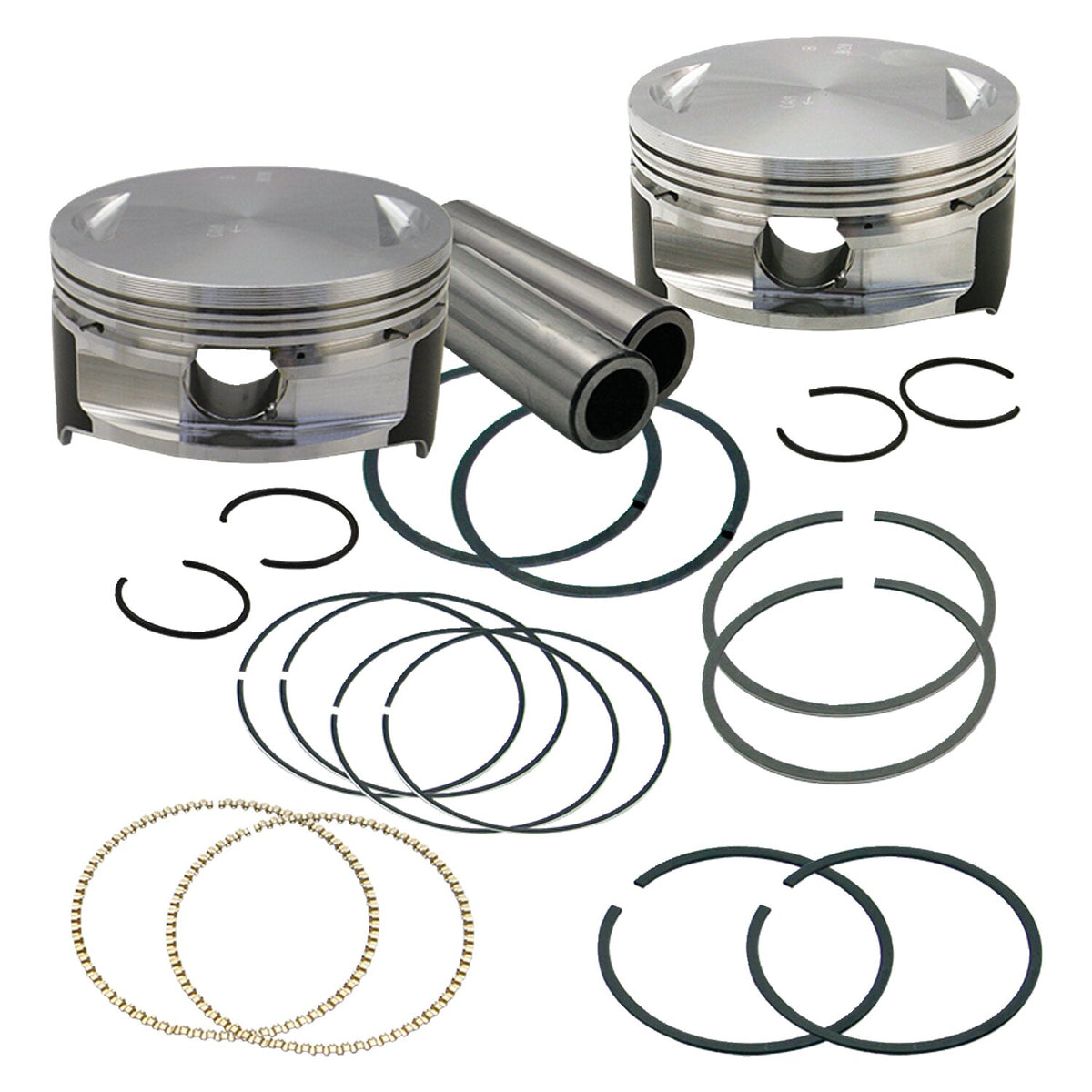 S&S Twin Cam 106" big bore piston kit - +.020"