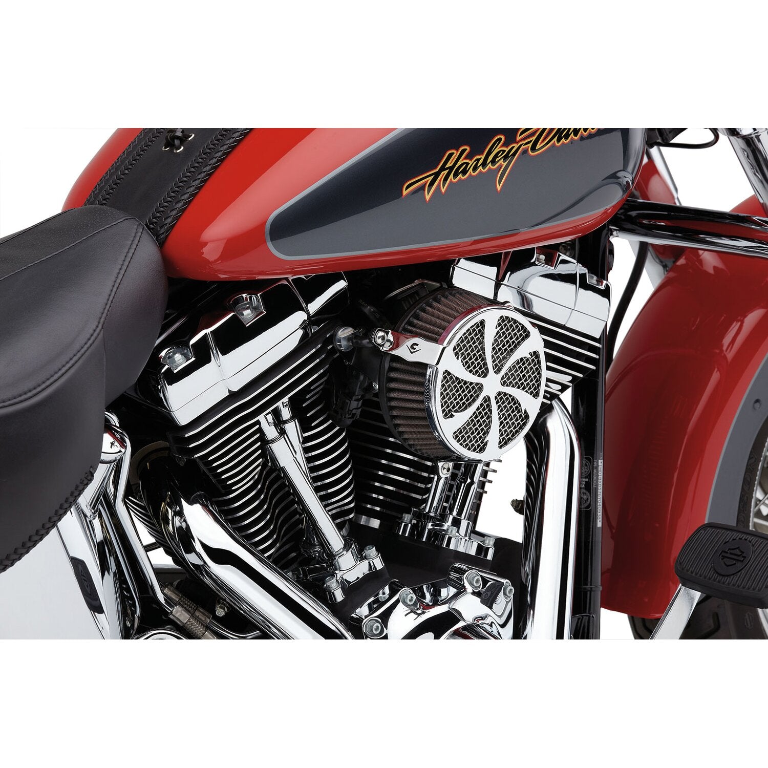 Cobra naked air cleaner kit - Swept chrome