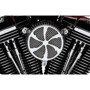 Cobra naked air cleaner kit - Swept chrome