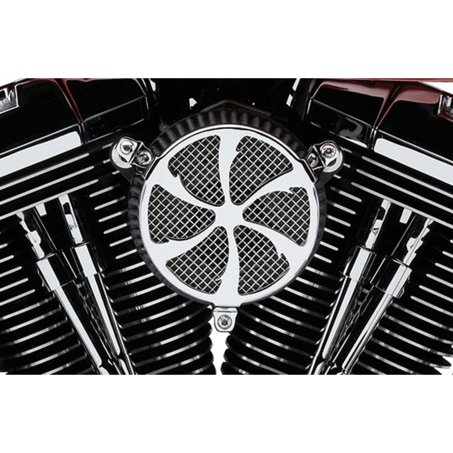 Cobra naked air cleaner kit - Swept chrome