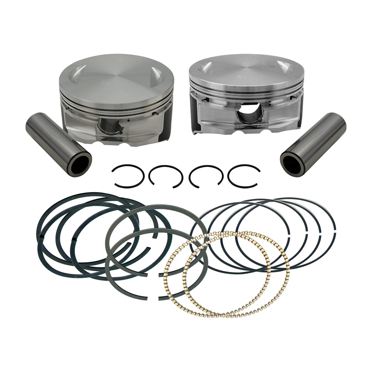 S&S 111" 4-1/8" bore forged piston kit - +.030"