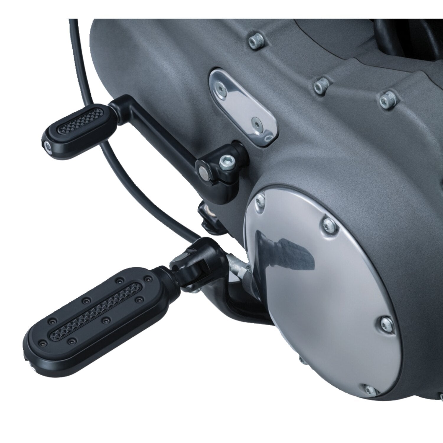 Kuryakyn Heavy industry foot pegs - Satin black