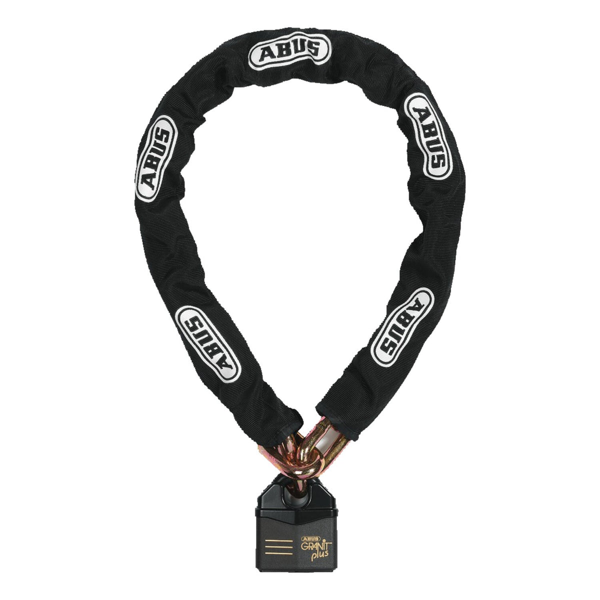 Abus Granit 37RK/80 pad lock & 14KS120 black loop chain