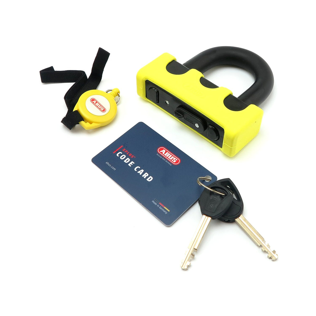 Abus Granit Power XS 67 padlock - Yellow - Blister pack