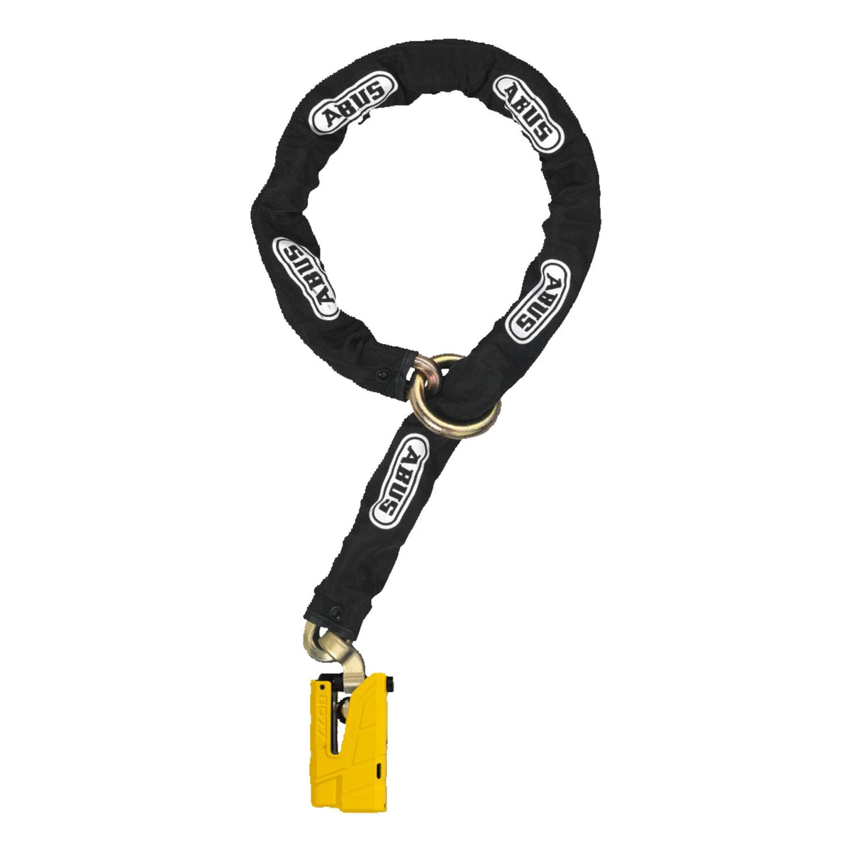Abus 8077 Granit Detecto X-plus lock & black loop chain