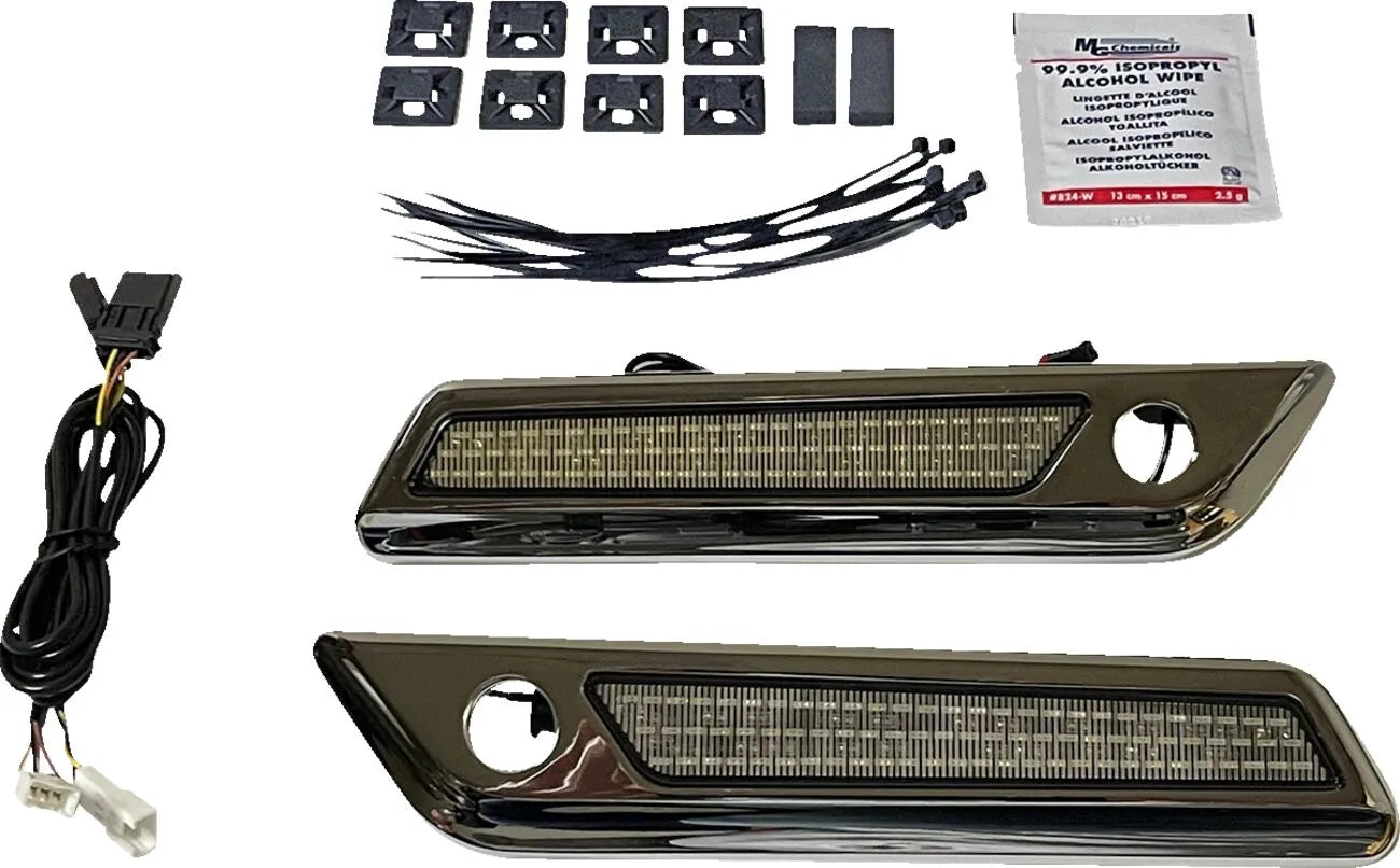 Custom Dynamics Saddlebag Latch Led Light