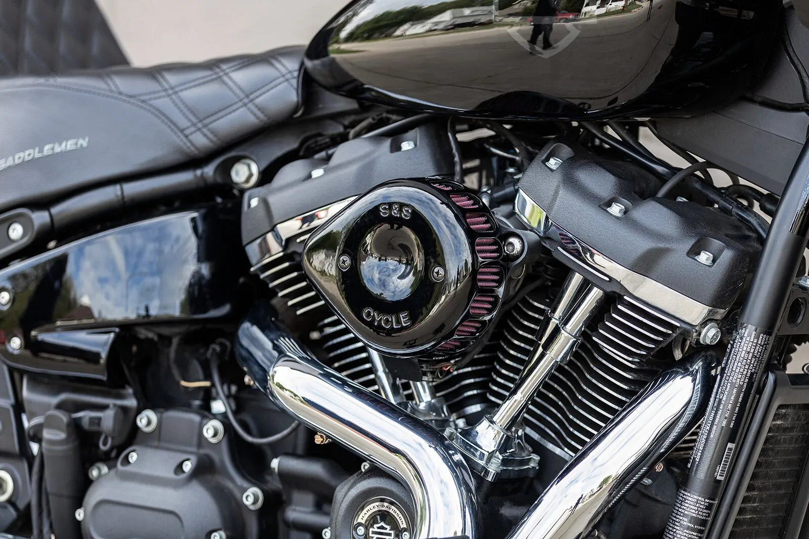 S&s Cycle Stealth Air Cleaner Cover - Black