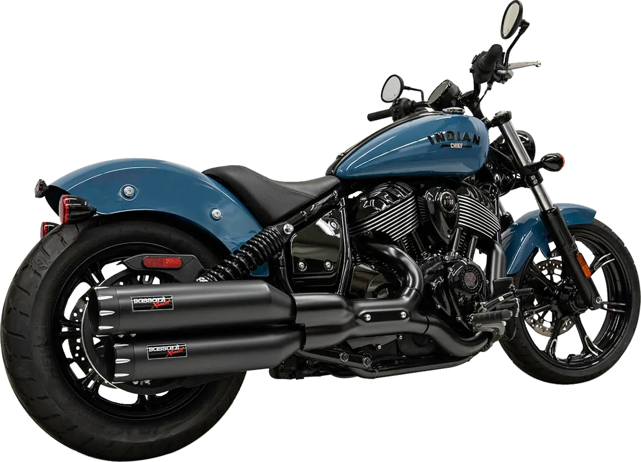 Bassani Xhaust 4" Slip-On Schalldämpfer - Schwarz