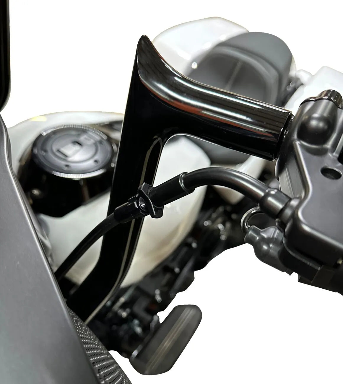 Fat Baggers Inc. EZ Install +8" Clutch Cable for Ape Hangers