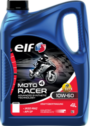 ELF Moto 4 Racer 10W-60 Advanced Synthetic Engine Oil 4L