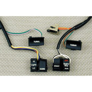 MCS Handlebar wire & switch kit - Black switches