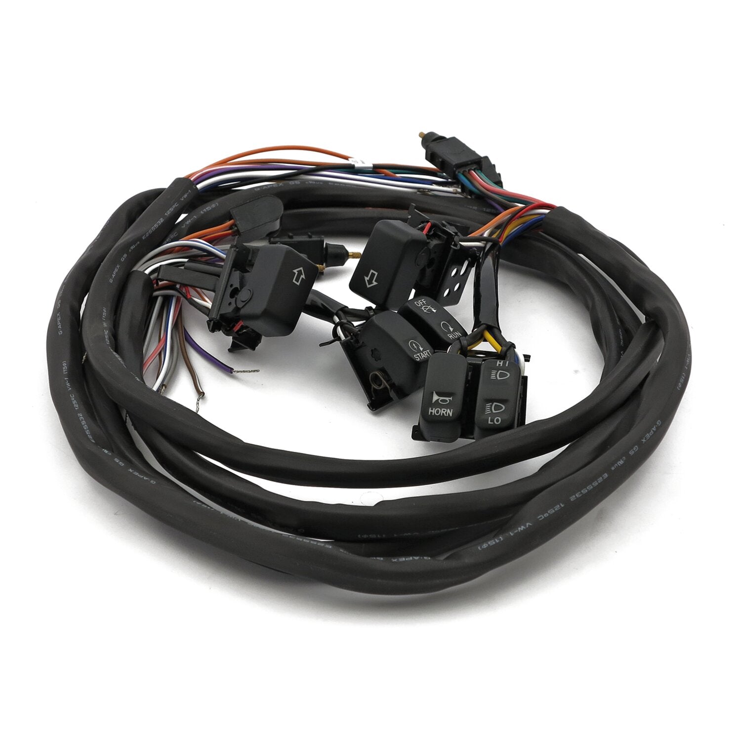 MCS Handlebar switch & wiring kit - Radio/Cruise - Black